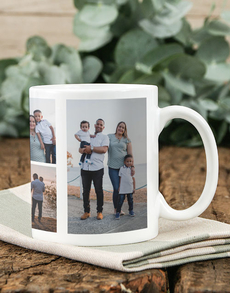 Personalised family picture coffee cup